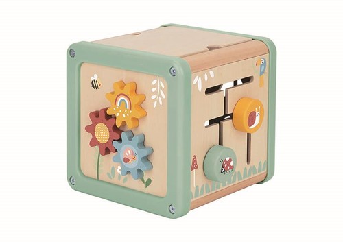 Wooden play cube puzzles - play, cube,