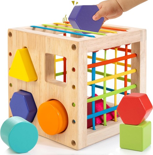 Winique wooden shape sorter - wooden,