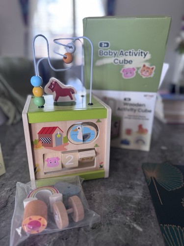 Children wooden activity - wooden,