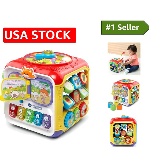 Bright red activity cube - bright,