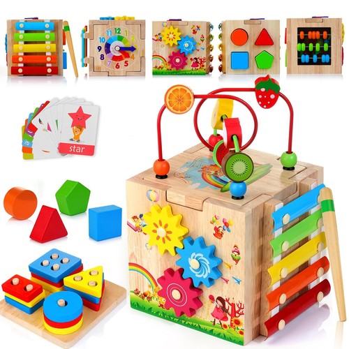 Wooden montessori - 8-in-1,