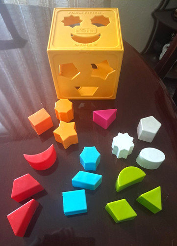 Vintage shape sorter form - vintage,
