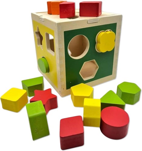 Shape sorting cube toy pc - cube,